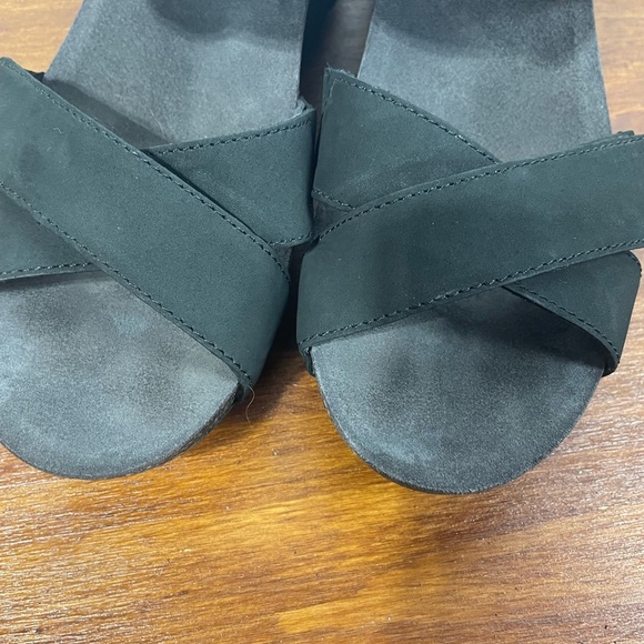 Dansko Susie Cork Wedge Platform Adjustable Buckle Leather Sandals 37 Women’s - Picture 8 of 11